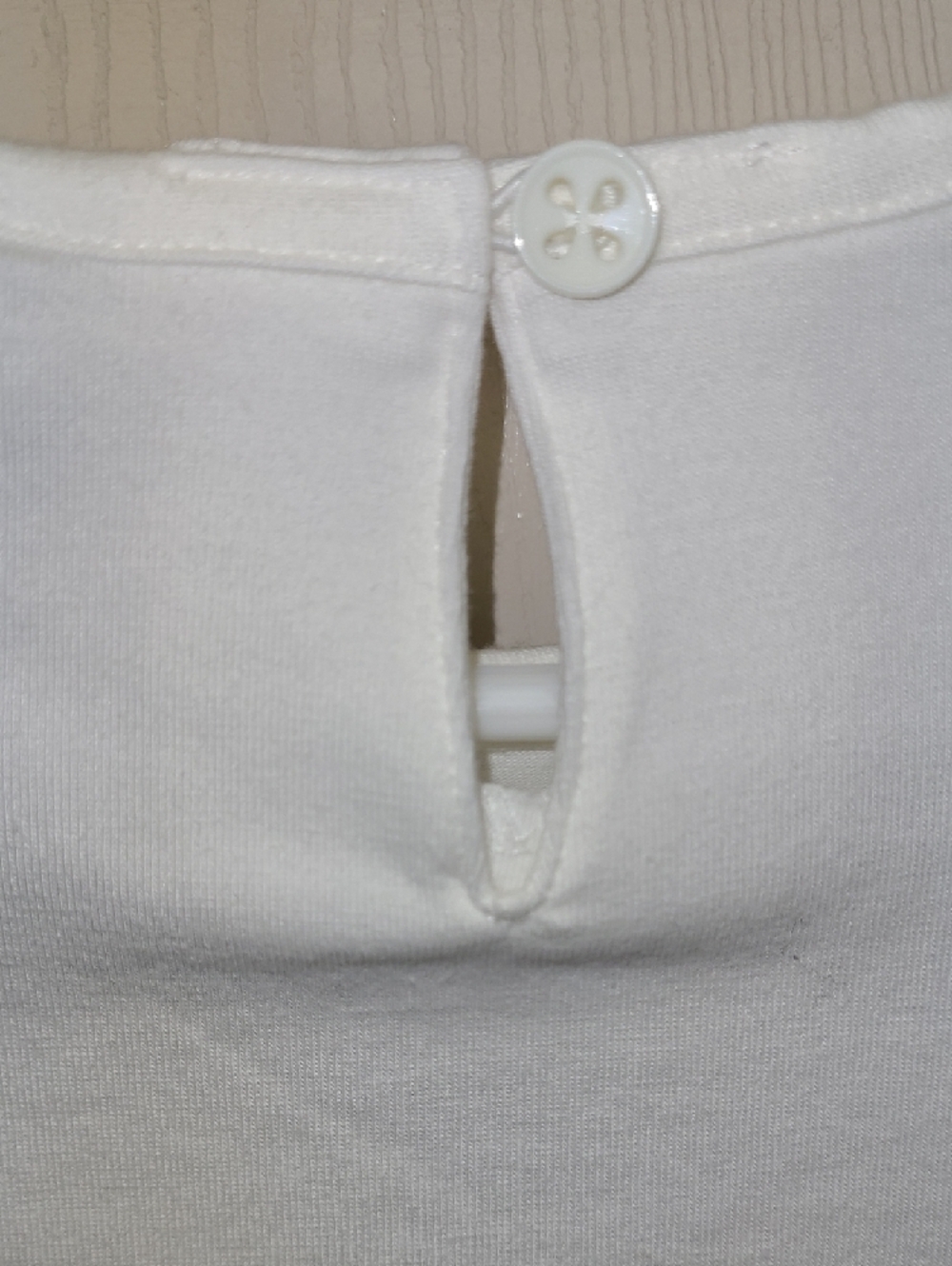 Cynthia Rowley White Long-Sleeve Ruffle Hem Top with shopping girl Graphic 12mo. - Picture 7 of 7